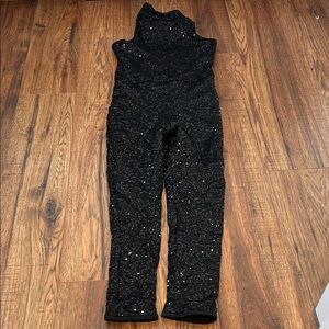 Balera Black Sequin Jumpsuit Costume